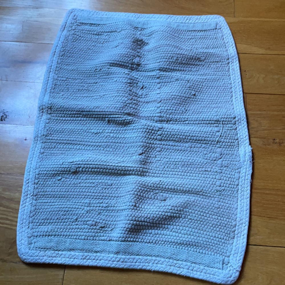🌿Blue/Gray Small Rug - Picture 6 of 7